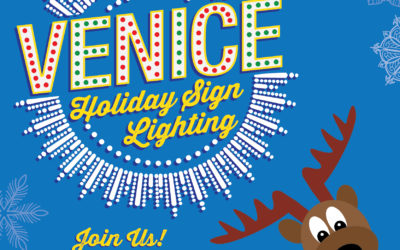 Venice Beach Holiday Sign Lighting – Saturday!